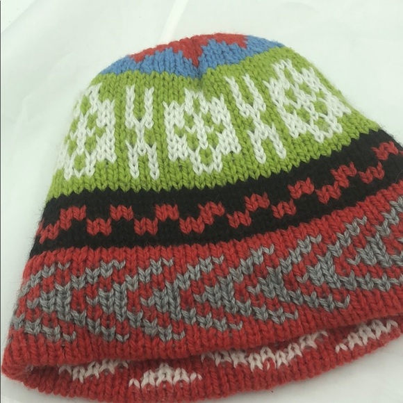 peruvian wool beanie Hand Crafted In Peru